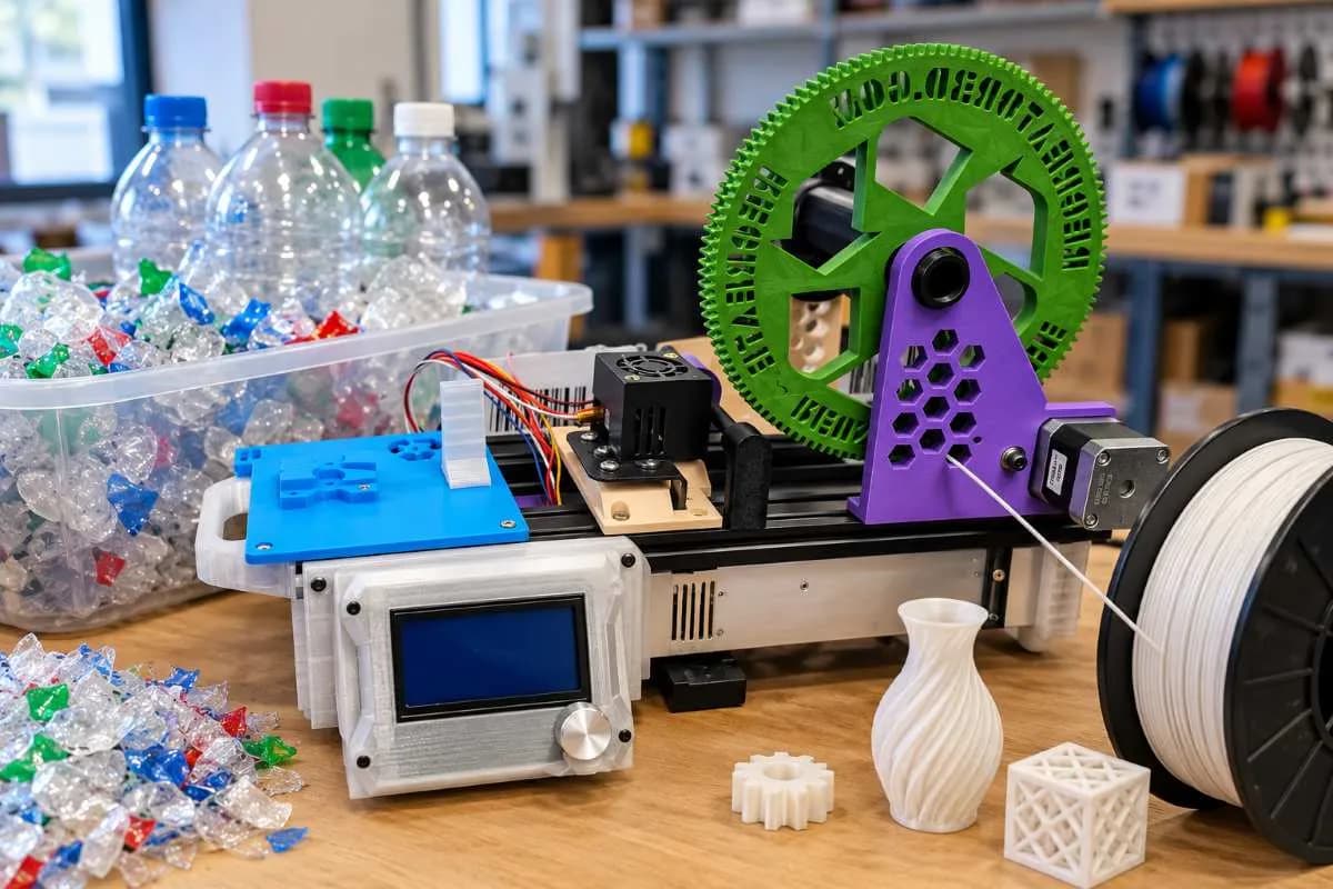 Primo3D inicia pruebas para reciclar plástico en filamento de impresión 3D
