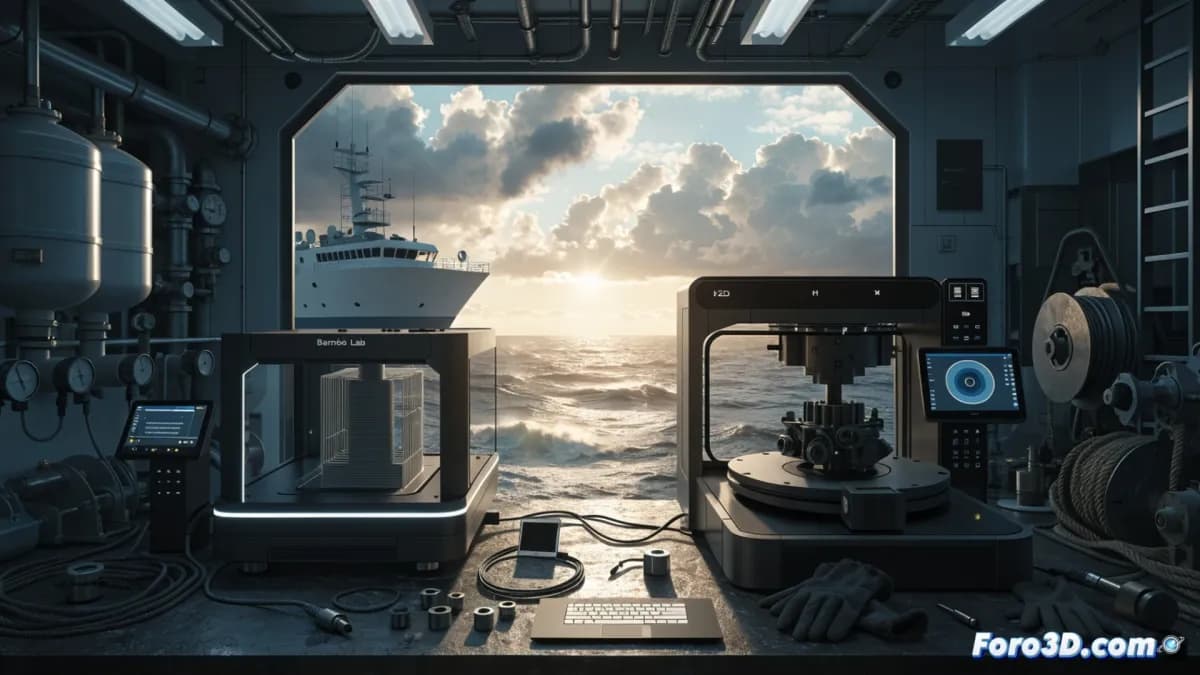 OceanXplorer utiliza impresión 3D para fabricar repuestos en alta mar
