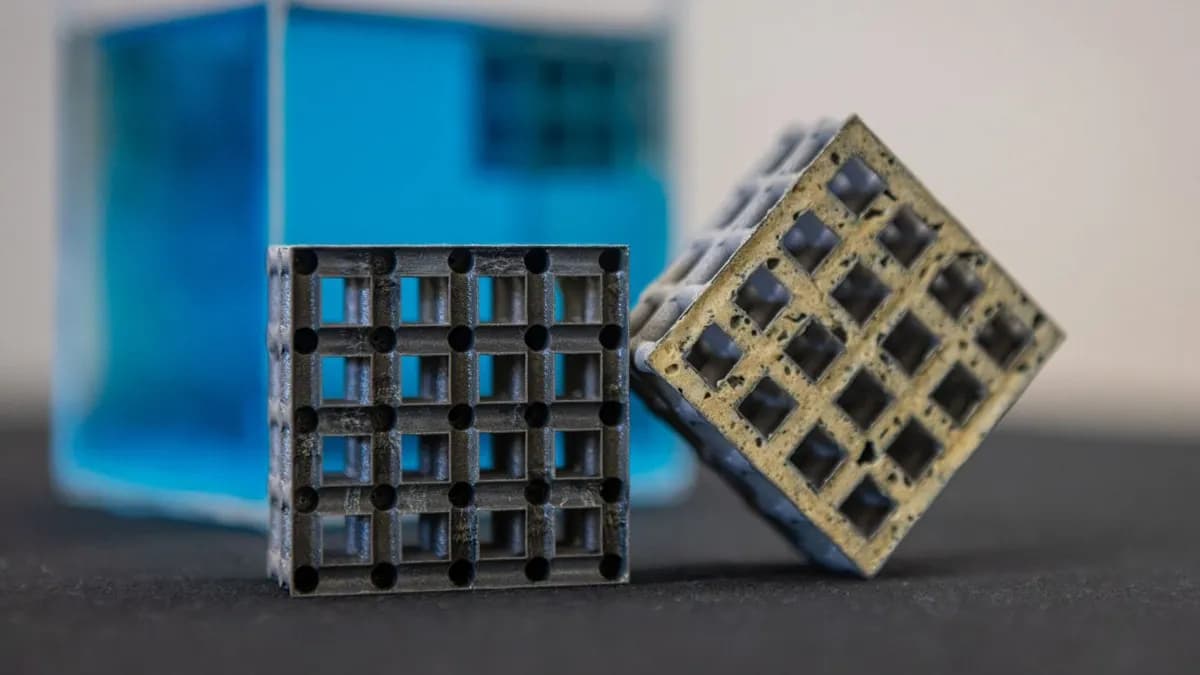 Innovadora estructura de titanio de la Universidad RMIT flota incluso tras sufrir daños