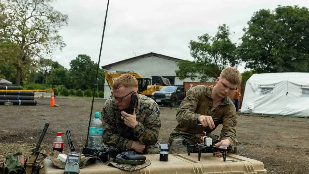 Dron HANX de Marines de EE.UU. desplegado en Ecuador