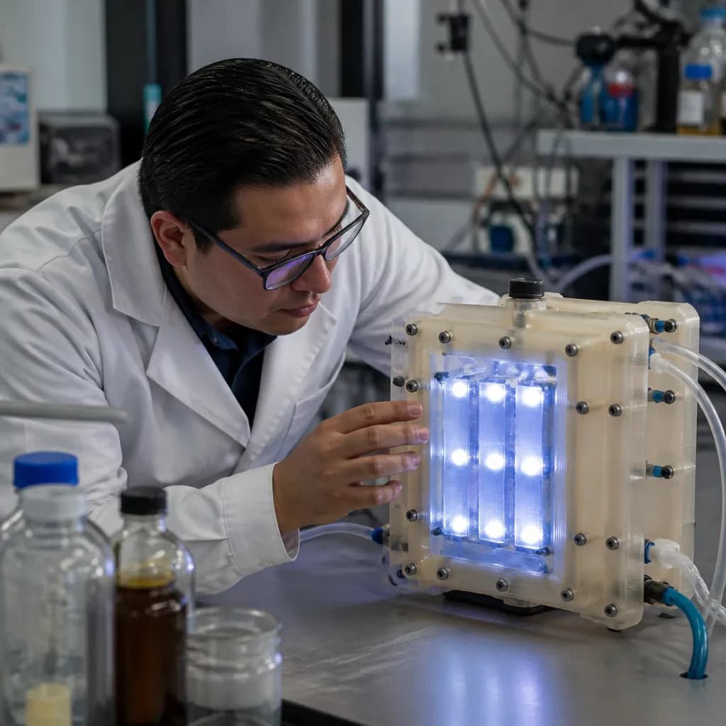 Desarrollo de reactores fotoquímicos impresos en 3D en la Universidad Estatal de Tula