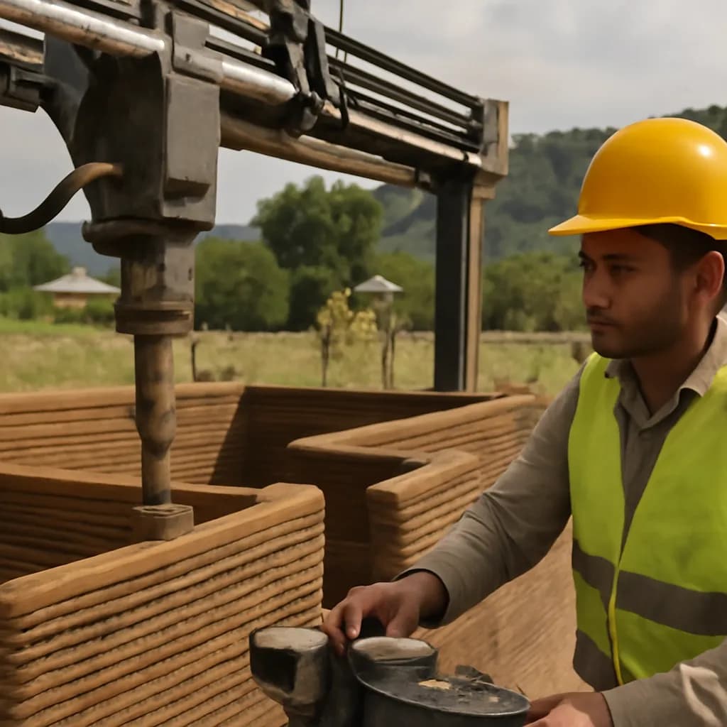Impresión 3D con tierra para reducir costos en construcción en México