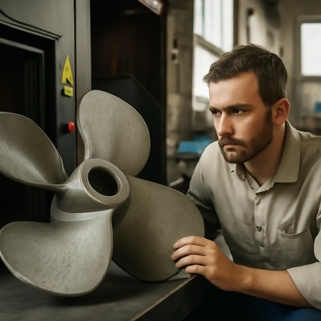 JOME Engineering imprime hélice de barco en 3D en Dubái