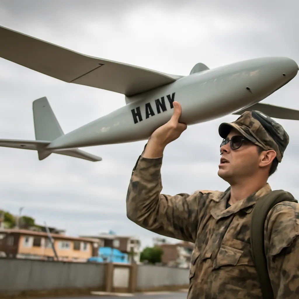 Dron HANX de Marines de EE.UU. desplegado en Ecuador