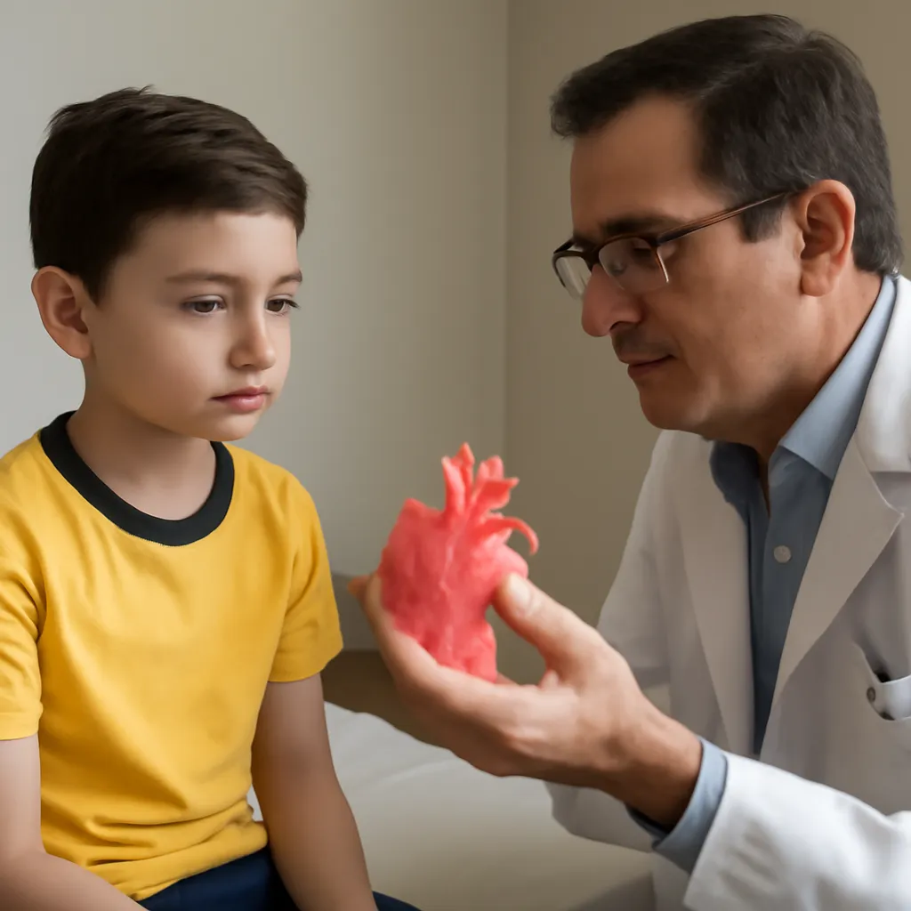 Un corazón impreso en 3D ayuda a un niño con tumor cardíaco