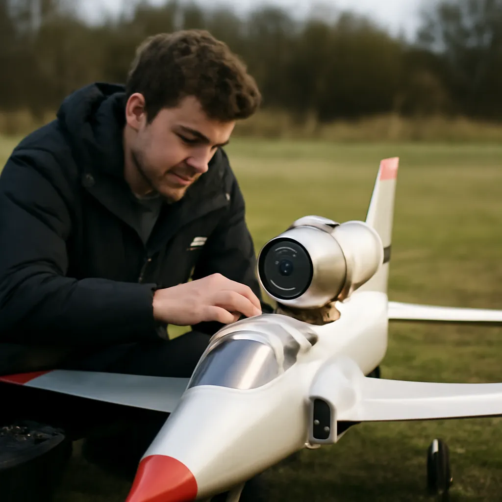 Primera impresión 3D de avión RC con turbina de jet logra vuelo exitoso