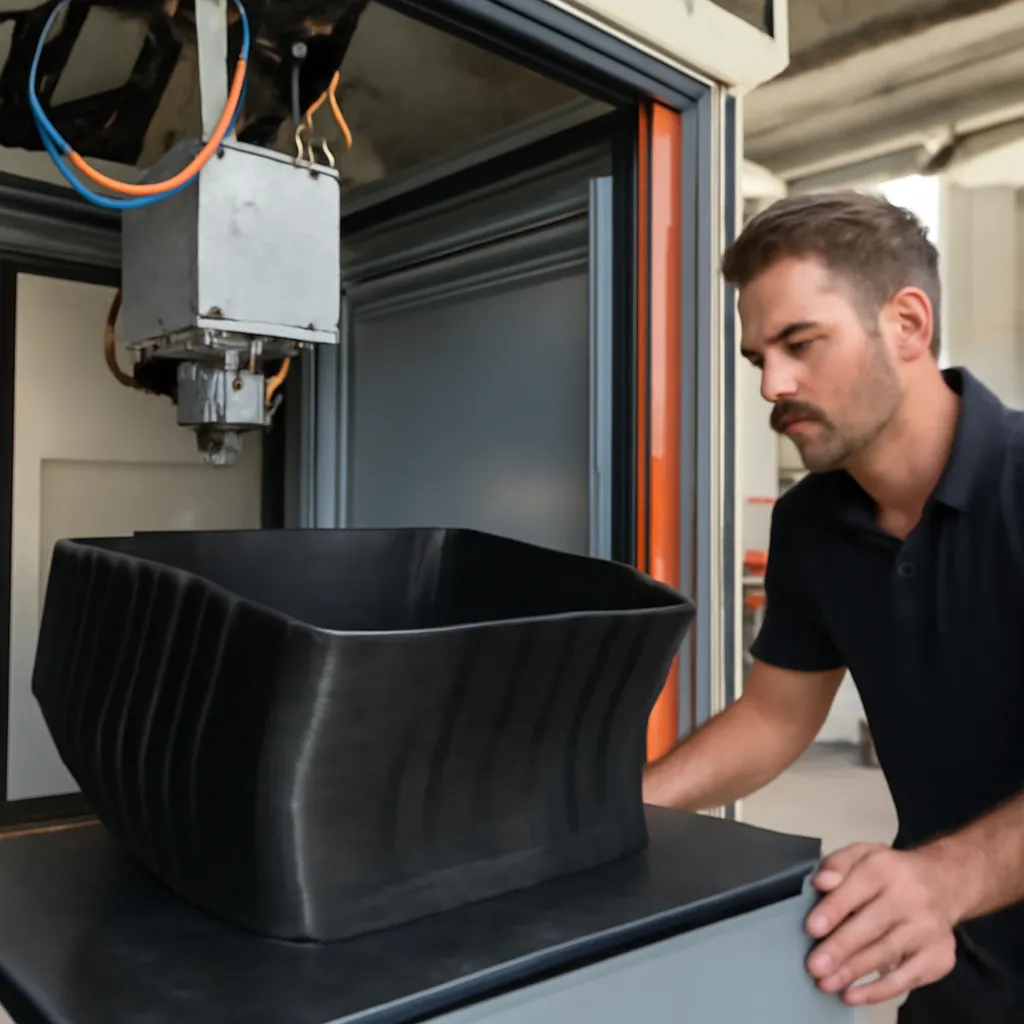 Herrmann Additive avanza en impresión 3D con boquilla variable y granulado plástico